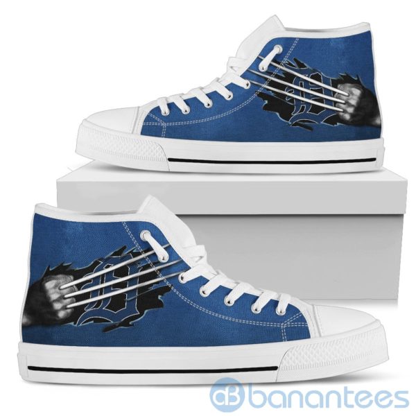 Scratches Claws Detroit Tigers High Top Shoes Product Photo