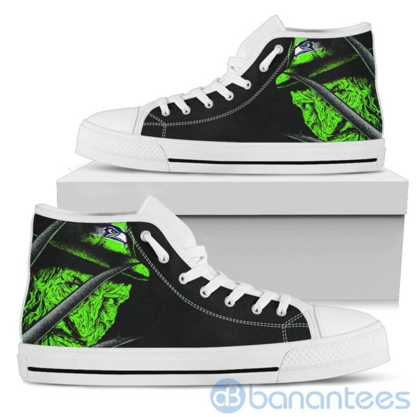 Seattle Seahawks Nightmare Freddy Green High Top Shoes Product Photo
