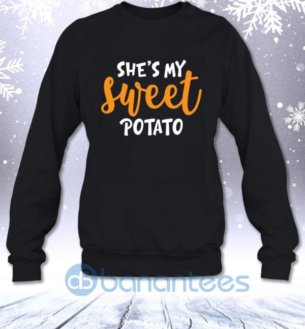 She'S My Sweet Potato Funny Matching Mom Daughter Sweatshirt Product Photo