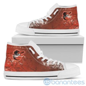 Simple Style For Fan Of Logo Baltimore Orioles High Top Shoes Product Photo