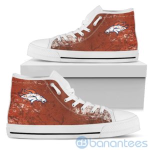 Simple Style For Fan Of Logo Denver Broncos High Top Shoes Product Photo