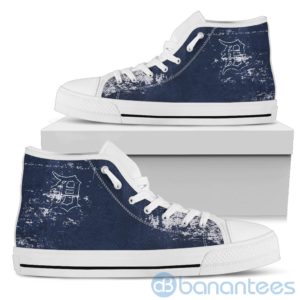 Simple Style For Fan Of Logo Detroit Tigers High Top Shoes Product Photo