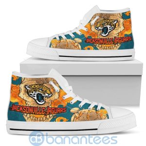 Skull Style Jacksonville Jaguars High Top Shoes Product Photo