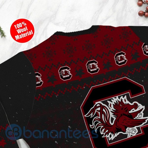 South Carolina Gamecocks Snoopy Dabbing Ugly Christmas 3D Sweater Product Photo