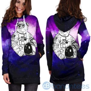 Space Bull Hoodie Dress For Women Product Photo