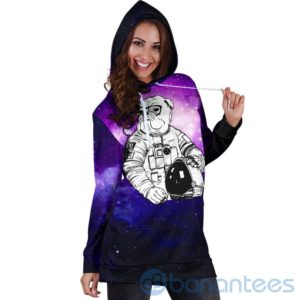 Space Bull Hoodie Dress For Women Product Photo