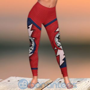 St Louis Cardinals Leggings And Criss Cross Tank Top For Women Product Photo