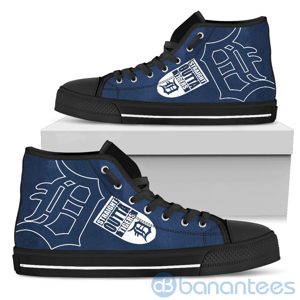 Straight Outta Fans Detroit Tigers High Top Shoes
