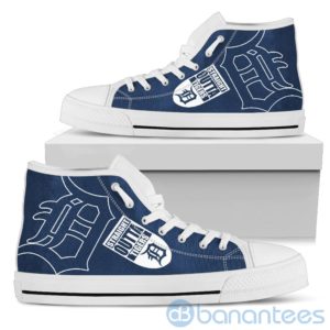Straight Outta Fans Detroit Tigers High Top Shoes Product Photo