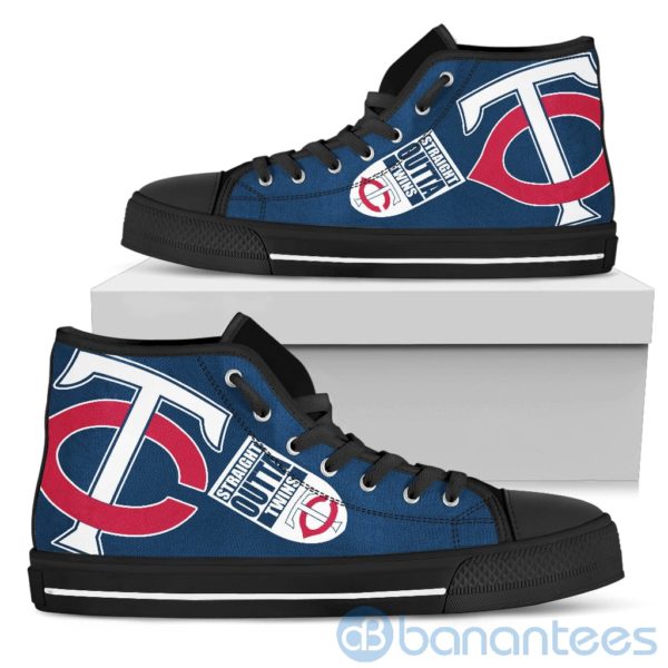 Straight Outta Fans Minnesota Twins High Top Shoes Product Photo