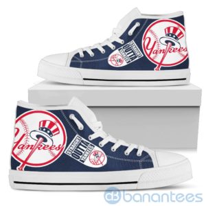Straight Outta Fans New York Yankees High Top Shoes Product Photo