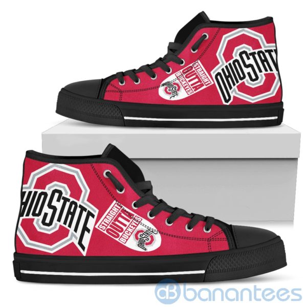 Straight Outta Fans Ohio State Buckeyes High Top Shoes Product Photo