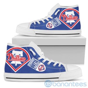 Straight Outta Fans Philadelphia Phillies High Top Shoes Product Photo