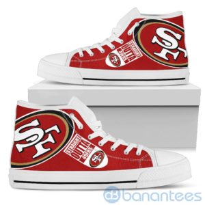 Straight Outta Fans San Francisco 49ers High Top Shoes Product Photo