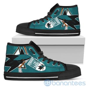 Straight Outta Fans San Jose Sharks High Top Shoes Product Photo