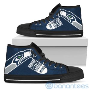Straight Outta Fans Seattle Seahawks High Top Shoes Product Photo