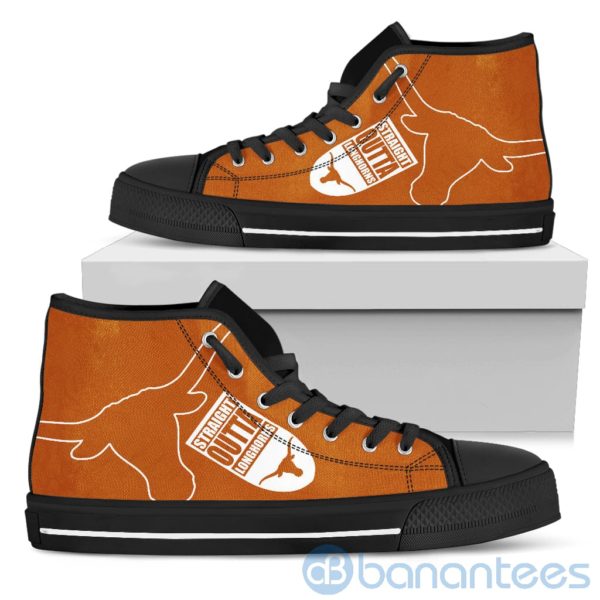 Straight Outta Fans Texas Longhorns High Top Shoes Product Photo