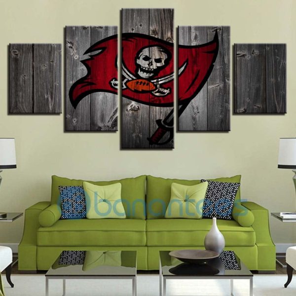 Tampa Bay Buccaneers Wall Art Background Wood For Living Room Product Photo