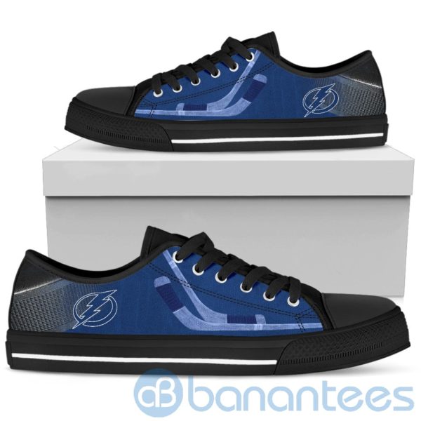 Tampa Bay Lightning Fans Low Top Shoes Product Photo