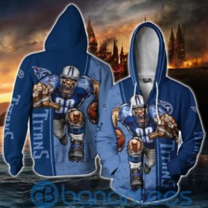 Tennessee Titans All Over Printed 3D Hoodie, Zip Hoodie Product Photo