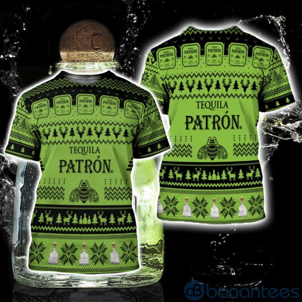 Tequila Patron Ugly Christmas All Over Printed 3D Shirt Product Photo