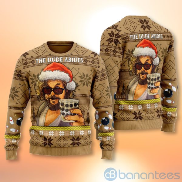 The Big Lebowski The Dude Abides Christmas All Over Printed 3D Shirt Product Photo