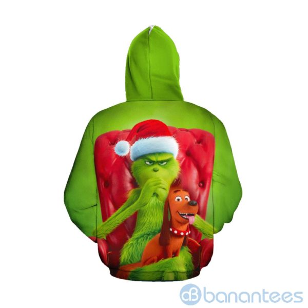 The Grinch And Cute Dog Christmas All Over Printed 3D Hoodie Product Photo