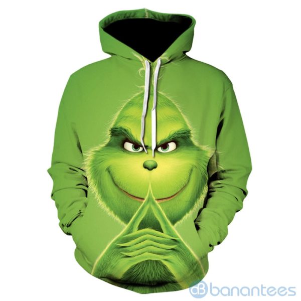 The Grinch Christmas All Over Printed 3D Hoodie Product Photo