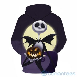 The Nightmare Before Christmas Pumpkin And Jack Skellington All Over Printed 3D Hoodie Product Photo