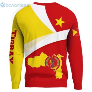 Tigray Sweatshirt Tigray Flag Maps Red And Yellow All Over Printed 3D Sweatshirt Product Photo