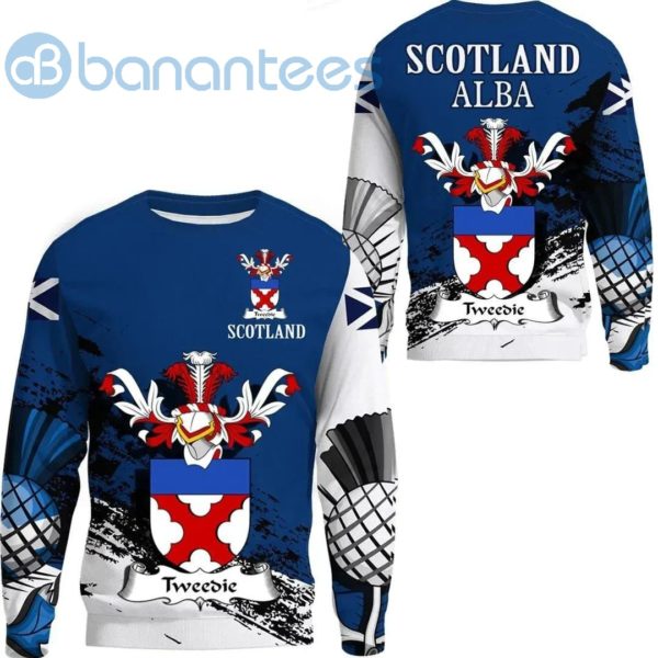 Tweedie Scottish Family Crest Scotland Special All Over Printed 3D Sweatshirt Product Photo