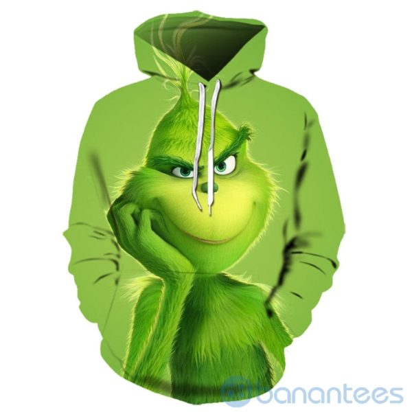 Ugly The Grinch Christmas All Over Printed 3D Hoodie Product Photo