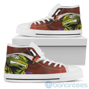 Ugly Tutle And Logo Of Baltimore Orioles Ninja High Top Shoes Product Photo