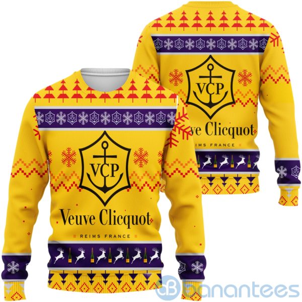 Veuve Clicquot Ugly Christmas All Over Printed 3D Shirt Product Photo