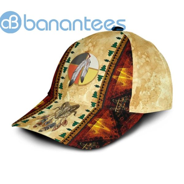 Vintage Retro Native Americans Pattern Printed Cap Product Photo
