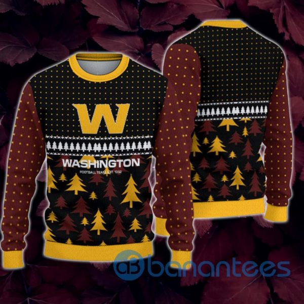 Washington Football Team Christmas All Over Printed 3D Sweatshirt Product Photo