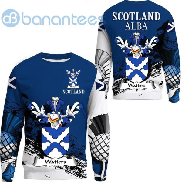 Watters Scottish Family Crest Scotland Special All Over Printed 3D Sweatshirt Product Photo
