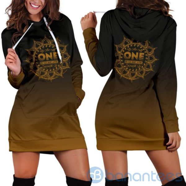 We Are All One Hoodie Dress For Women Product Photo
