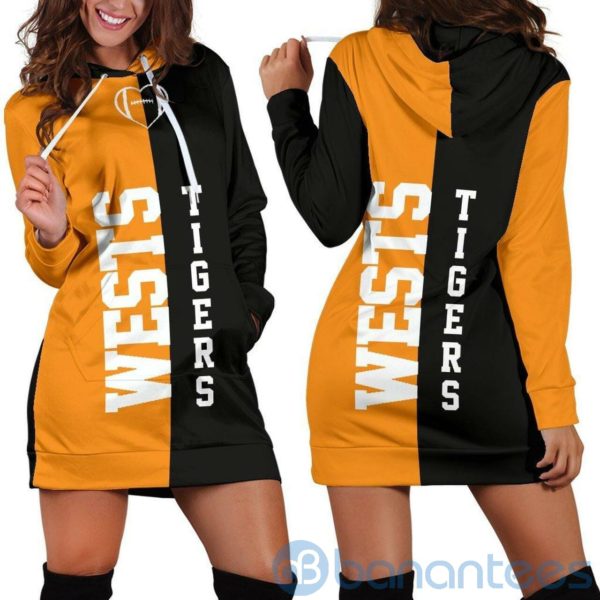 Wests Rugby Hoodie Dress For Women Product Photo