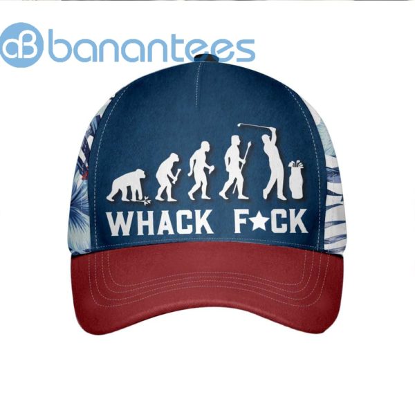 Whack Fuk Tropical Pattern Golf All Over Printed 3D Cap Product Photo