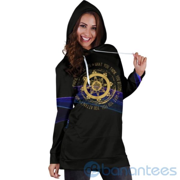 What You Think Hoodie Dress For Women Product Photo