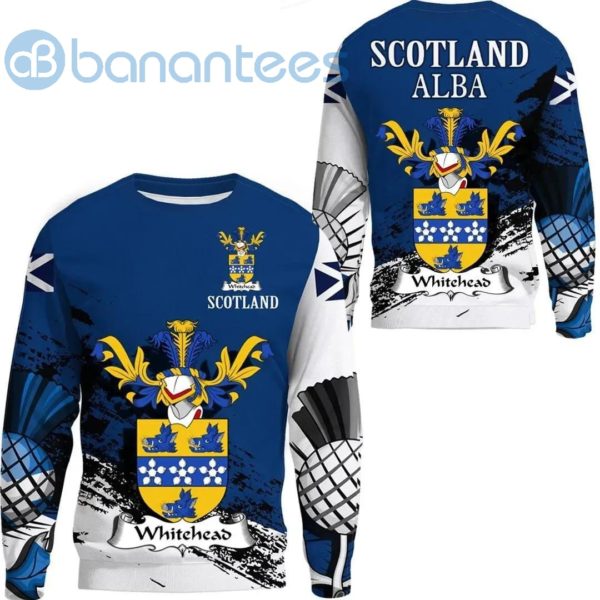 Whitehead Scottish Family Crest Scotland Special Full Printed Sweatshirt Product Photo