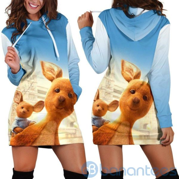 Winnie The Pooh Hoodie Dress For Women Product Photo
