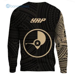 Yap Polynesian Tattoo Style All Over Printed 3D Sweatshirt Product Photo