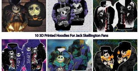 10 3D Printed Hoodies For Jack Skellington Fans