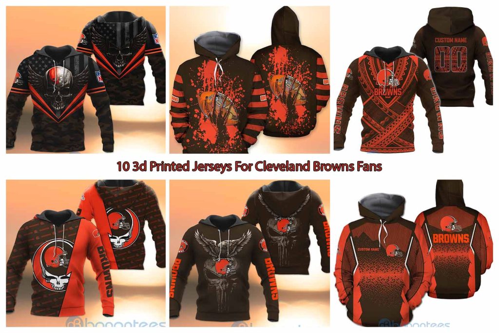 10 3d Printed Jerseys For Cleveland Browns Fans
