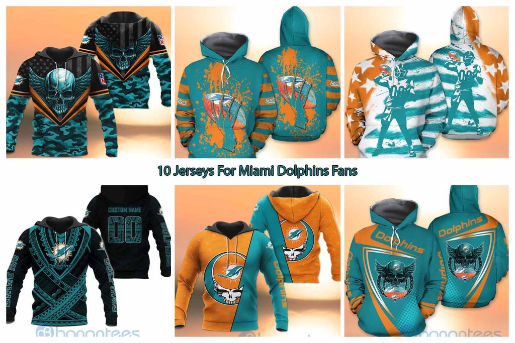 10 Jerseys For Miami Dolphins Fans