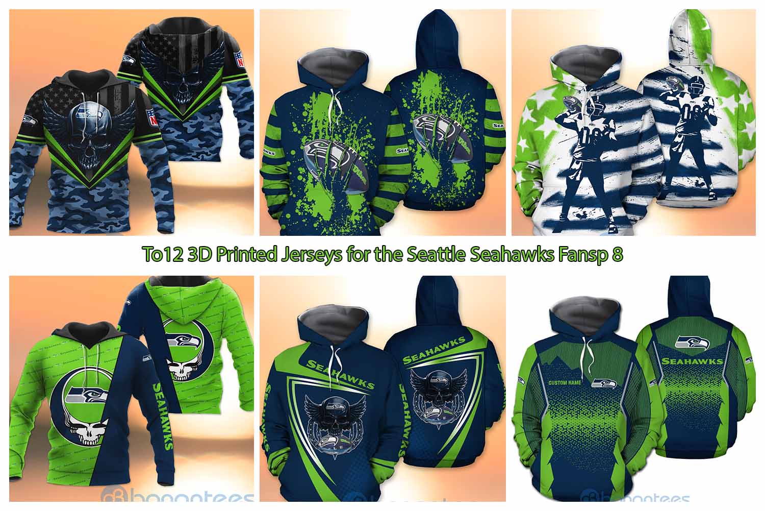 12 3D Printed Jerseys for the Seattle Seahawks Fans