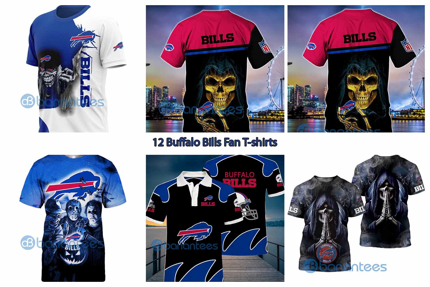 12 Buffalo Bills Fan T-shirts