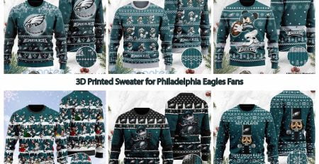 3D Printed Sweater for Philadelphia Eagles Fans